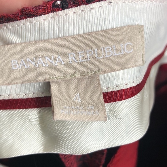 Banana Republic Ponte Ankle Pant Diamond Check - Picture 6 of 9